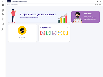 Dashboard Global PMO card cards cards ui dashboard dashboard design dashboard ui kribo pmo simple design simple ui