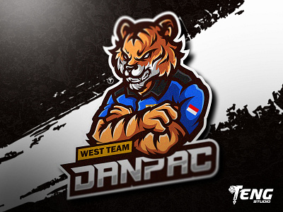 DANPAC LOGO MASCOT VECTOR ESPORT/SPORT brand branding character design esport fortnite game logo mascot overwatch sport