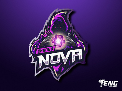 CHRONO NOVA LOGO MASCOT VECTOR ESPORT/SPORT brand branding character design esport fortnite game logo mascot overwatch sport