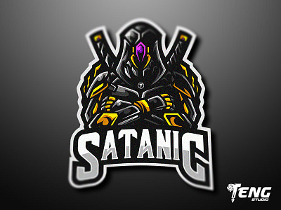 SATANIC LOGO MASCOT VECTOR ESPORT/SPORT by Teng Studio on Dribbble