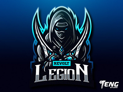 REVOLT LEGION LOGO MASCOT VECTOR ESPORT/SPORT