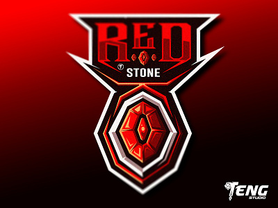 RED STONE LOGO MASCOT VECTOR ESPORT/SPORT brand branding character design esport fortnite game logo mascot overwatch sport team