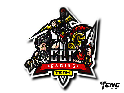 ELF GAMING LOGO MASCOT VECTOR ESPORT/SPORT brand branding character design esport game illustration logo mascot sport