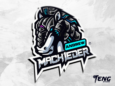 MECHA HORSE BEGGINERS LOGO MASCOT VECTOR ESPORT/SPORT brand branding character design esport fortnite game logo mascot overwatch sport team