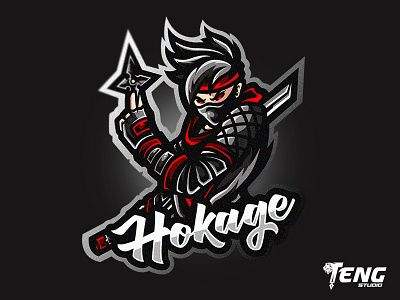 HOKAGE LOGO MASCOT VECTOR ESPORT/SPORT