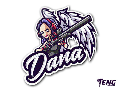 DANA COMMISSION WORK LOGO MASCOT VECTOR ESPORT/SPORT