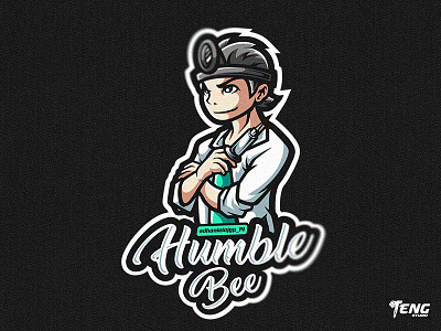 HUMBLEBEE DOCTOR CUSTOM WORK LOGO MASCOT VECTOR ESPORT/SPORT brand branding character design esport fortnite game logo mascot overwatch sport team