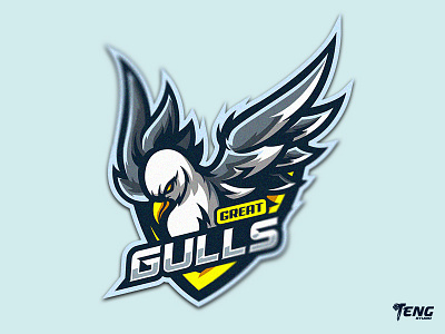 GREAT GULLS CUSTOM WORK LOGO MASCOT VECTOR ESPORT/SPORT brand branding character design esport fortnite game logo mascot overwatch sport team