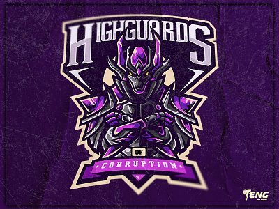 HIGHGUARDS OF CORRUPTION brand branding character design esport fortnite game logo mascot overwatch sport