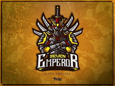 SEVEN EMPEROR brand branding character design esport fortnite game logo mascot overwatch sport team