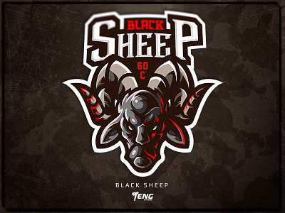 Black Sheep brand branding character design esport game illustration logo mascot sport vector