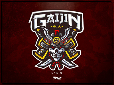 GAIJIN RONIN brand branding character design esport fortnite game logo mascot sport vector