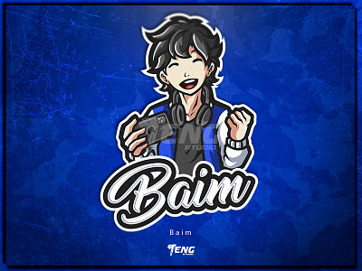 Baim brand branding character design esport fortnite game logo mascot sport