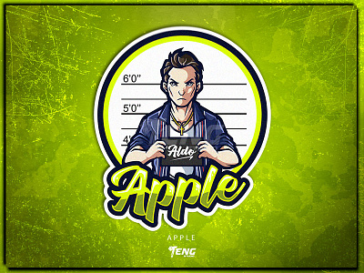 Series 3 Aldo "Apple" branding character design esport game logo mascot overwatch