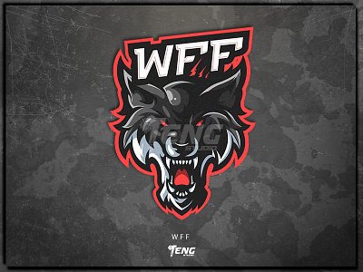 WFF brand branding character design esport fortnite game logo mascot sport