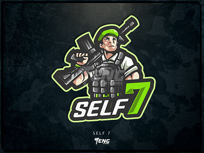 SELF 7 ARMY character esport illustration logo mascot sport