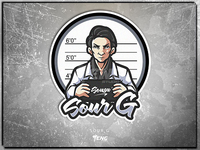 Vape Series 13 Sour G branding character design esport logo mascot sport