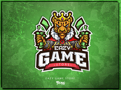 EAZY GAME STORE | CHEETAH MASCOT branding character design esport illustration logo mascot sport