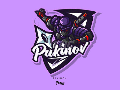 Pakinov logo branding character design esport logo mascot sport