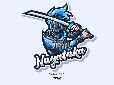 NAGATAKA NINJA branding character design esport logo mascot sport