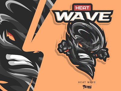 HEAT WAVE branding character design esport illustration logo mascot sport ui vector