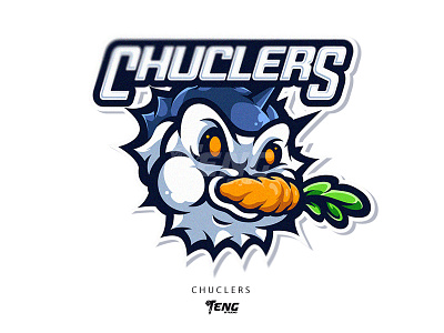 Chuclers branding character design esport illustration logo mascot sport ui vector