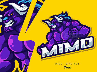 MIMO - MINOTAUR branding character design esport logo mascot sport