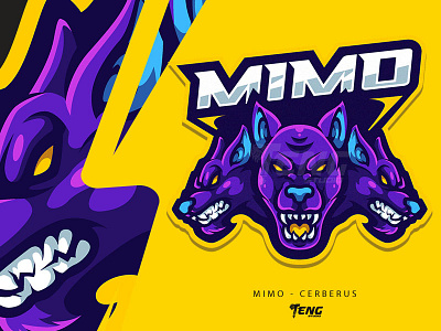 MIMO-CERBERUS branding character design esport illustration logo mascot sport vector