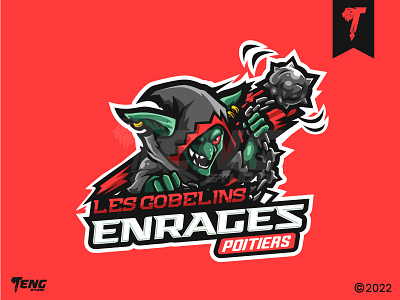 Les Gobelins - Commision Work branding cartoon character design esport goblin logo mascot sport