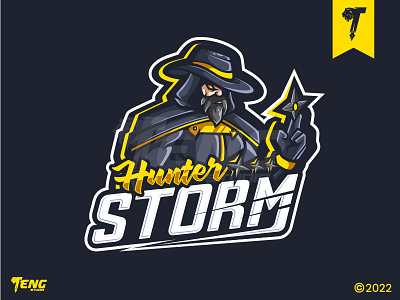 Hunter Storm Custom Order Mascot Character branding character design esport illustration logo mascot sport vector
