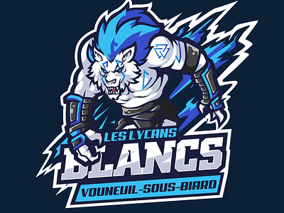 Les Lycans Blancs [COMMISION WORK] branding character design esport logo mascot sport