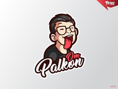 om palkon mascot logo custom