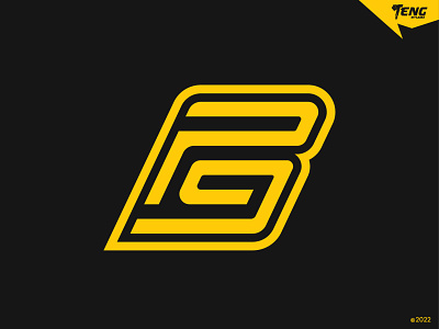 PG custom logo Partyan Ganteng branding character design esport illustration logo mascot sport twitch