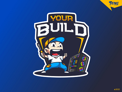Your Build Custom mascot logo