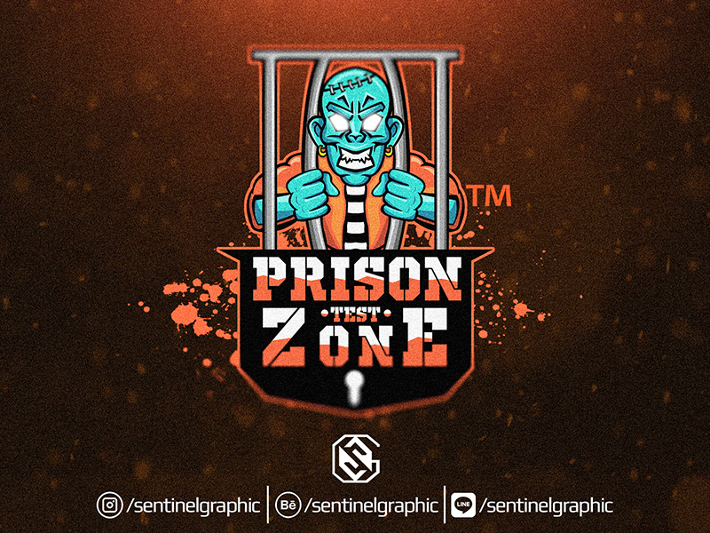 Prison Test Zone Esport Logo  Zombie Mascot Logo Sport by Teng Studio on  Dribbble