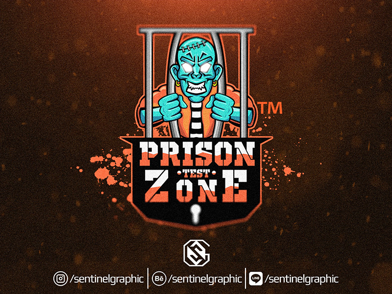 Prison Test Zone Esport Logo Zombie Mascot Logo Sport by Teng Studio on Dribbble