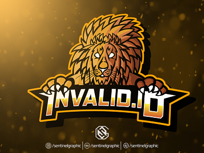 INVALID.ID Esport Logo | LION Mascot Logo Sport