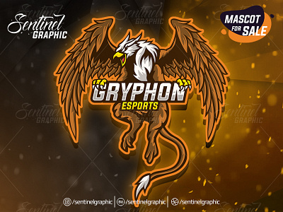 Gryphon Logo Esport | Griffin Mascot Logo Sport brand branding character esport griffin gryphon logo mascot sport