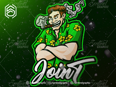 JointT Twitch Streamer Logo Esport Mascot Team Sport Game brand branding character esport fortnite game logo mascot overwatch sport stream twitch