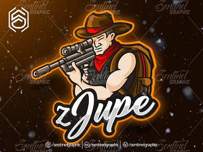 zJuper Twitch Streamer Logo Esport Mascot Team Sport Game