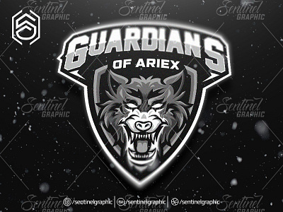 Guardians of Ariex Clan Logo Esport Mascot Team Sport Game character chartoon clan club esport game gaming logo mascot sport twitch