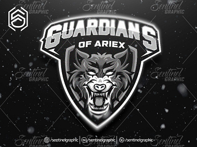 Guardians of Ariex Clan Logo Esport Mascot Team Sport Game