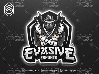 EVASIVE Clan Club Logo Esport Mascot Team Sport Game