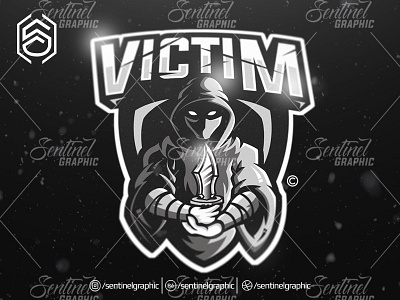 Victim Clan Club Logo Esport Mascot Team Sport Game