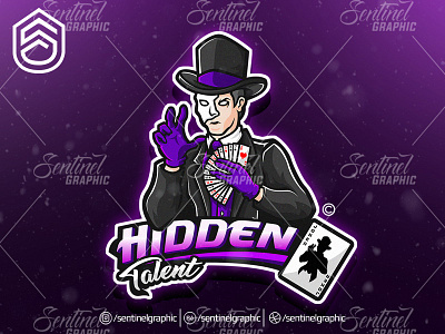 Hidden Talent Clan Club Logo Esport Mascot Team Sport Game brand branding character design esport fortnite game logo mascot sport