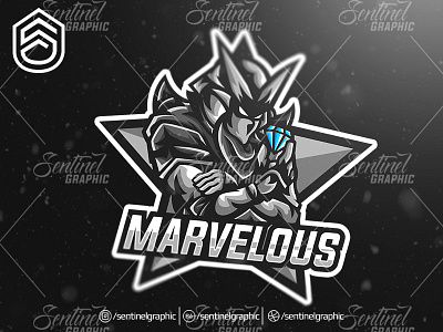 MARVELOUS Clan Club Logo Esport Mascot Team Sport Game brand branding character clan design esport fortnite game gaming icon logo mascot overwatch sport team