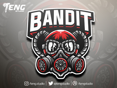 BANDIT Club Logo Esport Mascot Team Sport Game branding character design esport logo mascot sport