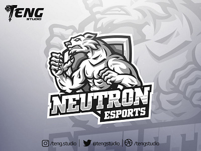 NEUTRON ESPORTS Club Logo Esport Mascot Team Sport Game brand branding character clan club design dragon esport esports fortnite game gaming icon logo mascot overwatch sport sports team twitch