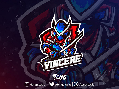 Vincere Ninja Club Logo Esport Mascot Team Sport Game brand branding character clan club design dragon esport esports fortnite game gaming icon logo mascot sport sports stream team twitch