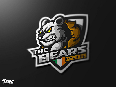 THE BEARS Logo Esport Mascot Team Sport Game